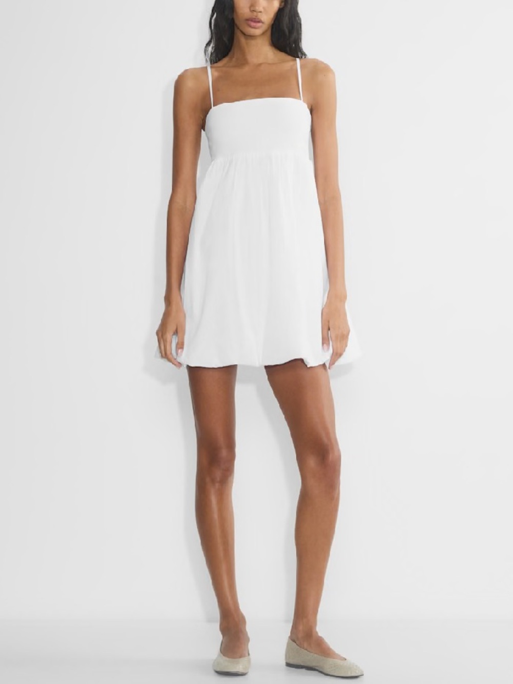 Aritzia Sunday Best Elio Poplin Mini Dress